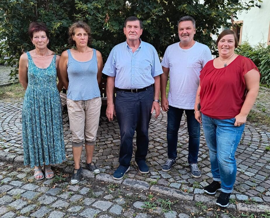 OR Lobst&auml;dt/Gro&szlig;z&ouml;ssen/Kahnsdorf (v.l. Heidrun M&uuml;ller, Kerstin Tille, Claus Meiner, Michael G&uuml;nther, Kristin Neundorf)